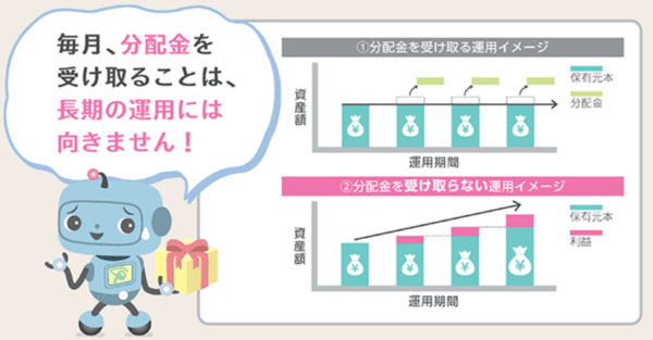 毎月分配型の投資信託は選ばない