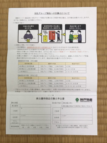 神戸物産の株主優待の解説2